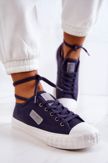 Modello classico Scarpe da donna BIG STAR JJ274494 blu scuro
