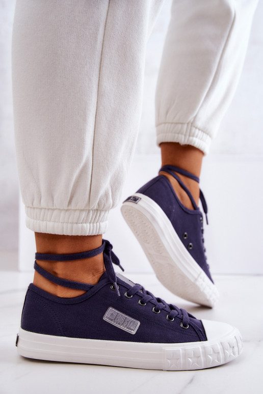 Modello classico Scarpe da donna BIG STAR JJ274494 blu scuro