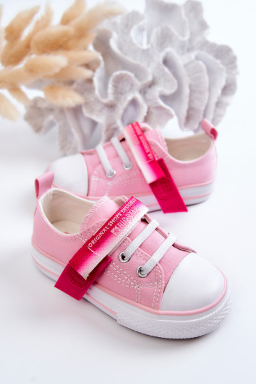 Scarpe basse da bambino BIG STAR JJ374078 colore rosa 2