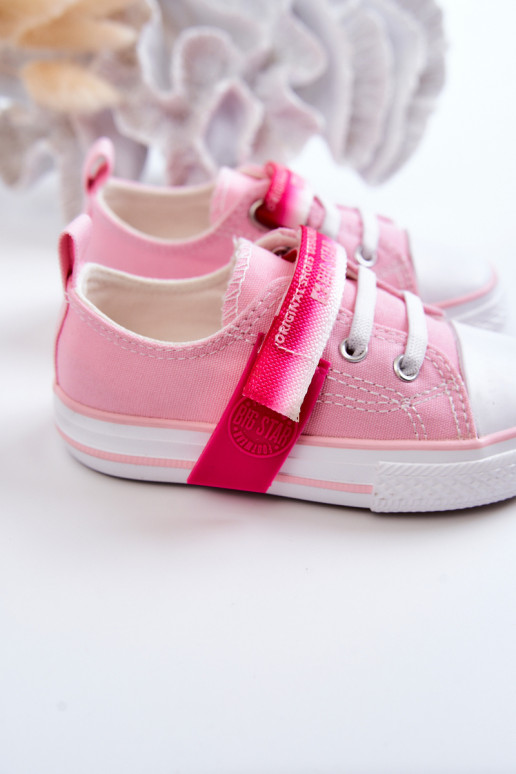 Scarpe basse da bambino BIG STAR JJ374078 colore rosa
