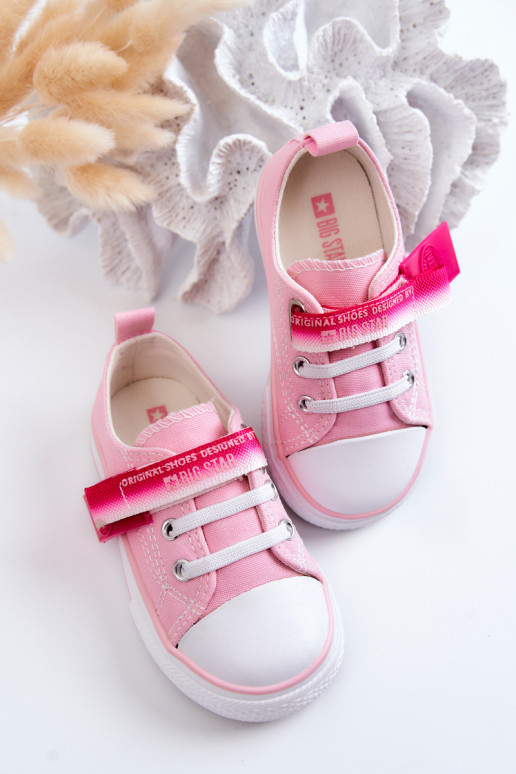Scarpe basse da bambino BIG STAR JJ374078 colore rosa