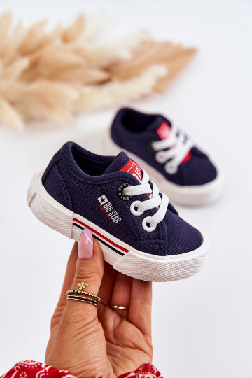 Scarpe basse da bambino Big Star JJ374163 blu scuro