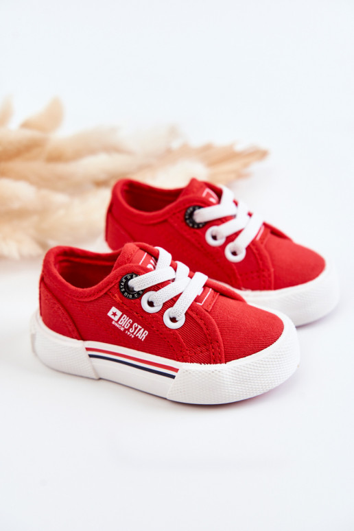 Scarpe basse da bambino Big Star JJ374162 colore rosso Scarpe basse da bambino Big Star JJ374162 colore rosso