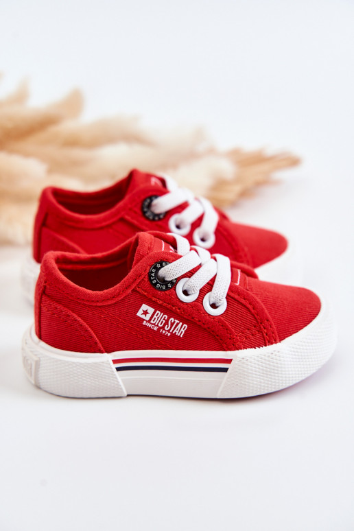 Scarpe basse da bambino Big Star JJ374162 colore rosso Scarpe basse da bambino Big Star JJ374162 colore rosso