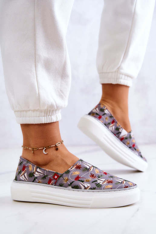 Sneakers Slip On Memory Foam Big Star JJ276015 colore grigio Sneakers Slip On Memory Foam Big Star JJ276015 colore grigio