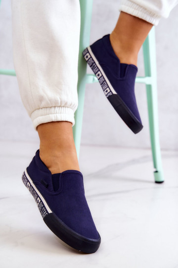 Sneakers Slip-on Big Star HH274011 blu scuro