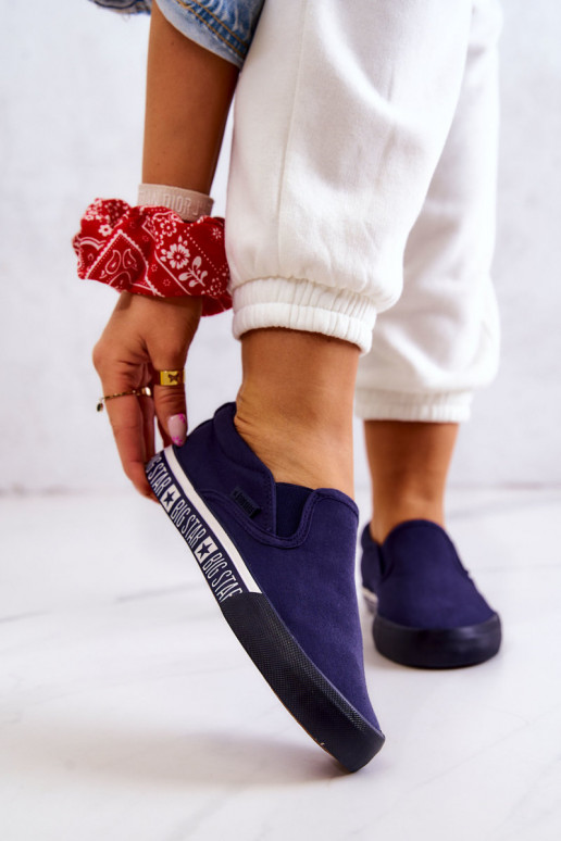 Sneakers Slip-on Big Star HH274011 blu scuro Sneakers Slip-on Big Star HH274011 blu scuro