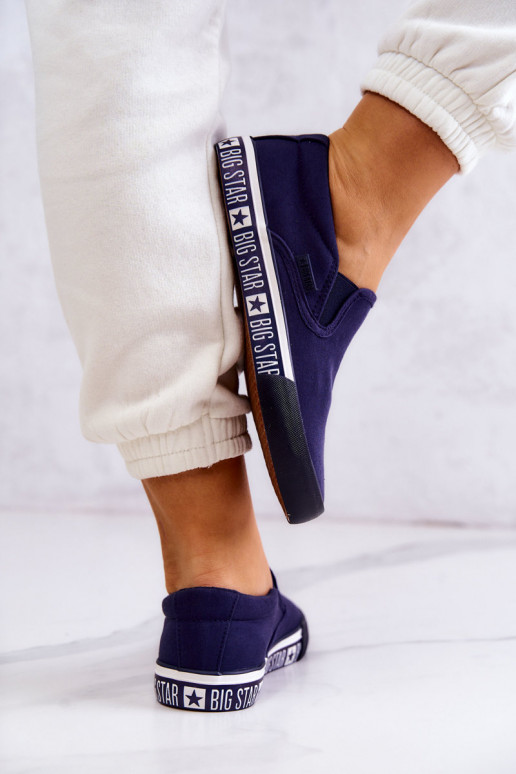 Sneakers Slip-on Big Star HH274011 blu scuro Sneakers Slip-on Big Star HH274011 blu scuro