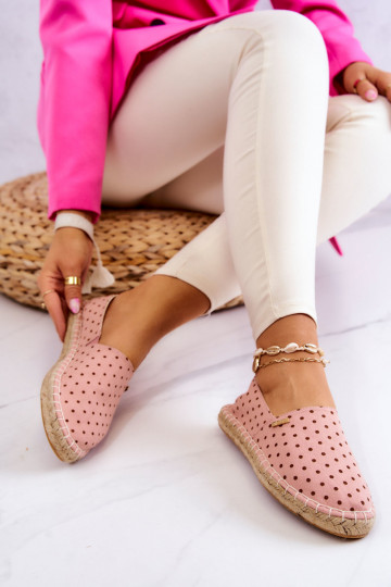 espadrillas con pois Big Star JJ274869 rosa