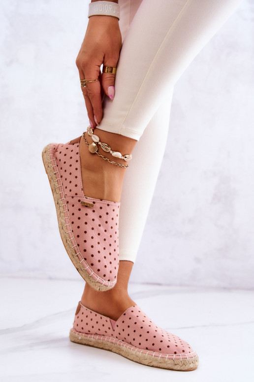 espadrillas con pois Big Star JJ274869 rosa
