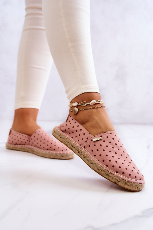 espadrillas con pois Big Star JJ274869 rosa espadrillas con pois Big Star JJ274869 rosa