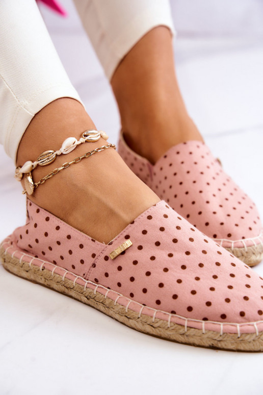 espadrillas con pois Big Star JJ274869 rosa espadrillas con pois Big Star JJ274869 rosa