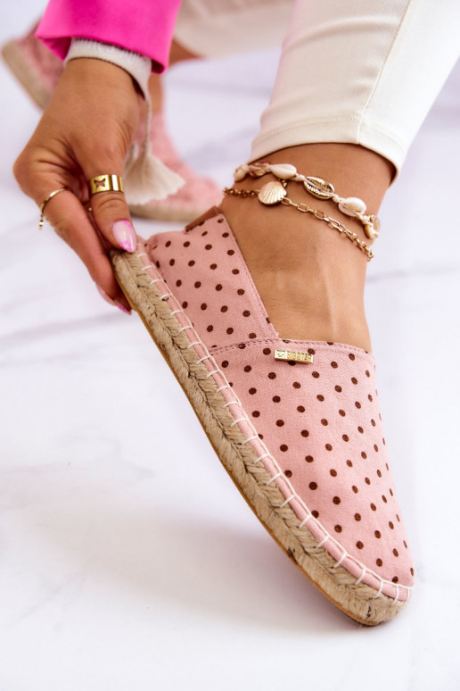 espadrillas con pois Big Star JJ274869 rosa espadrillas con pois Big Star JJ274869 rosa