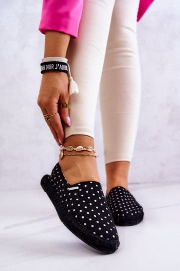 espadrillas con pois Big Star JJ274867 nere
