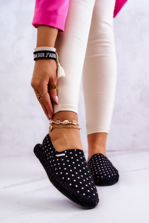 espadrillas con pois Big Star JJ274867 nere espadrillas con pois Big Star JJ274867 nere