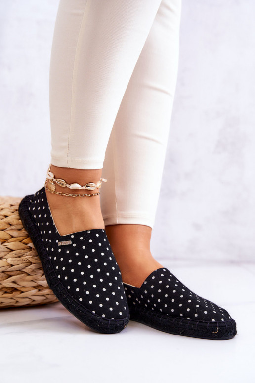 espadrillas con pois Big Star JJ274867 nere espadrillas con pois Big Star JJ274867 nere