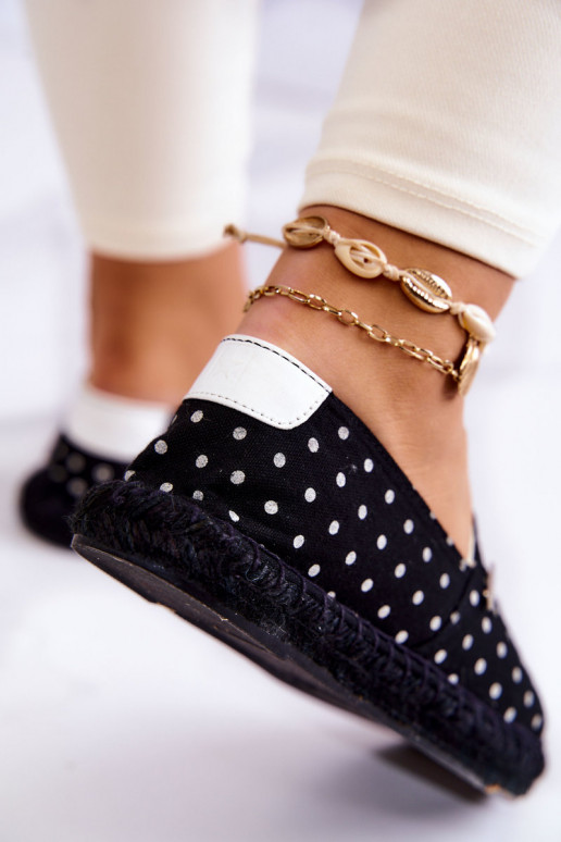 espadrillas con pois Big Star JJ274867 nere espadrillas con pois Big Star JJ274867 nere