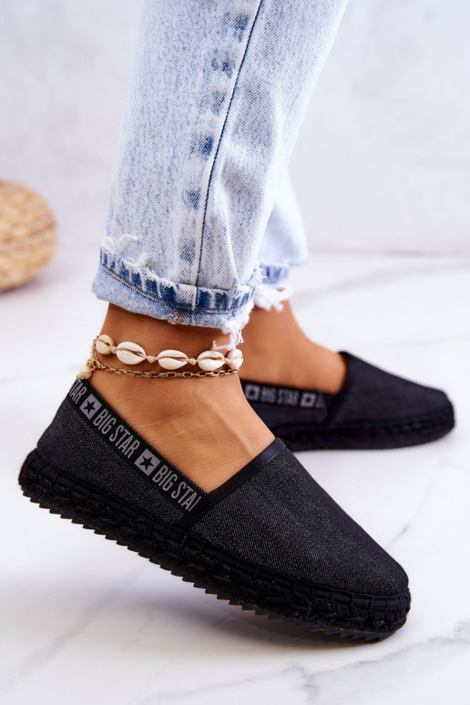 Espadrillas in tessuto del modello resistente Big Star JJ274878 in nero