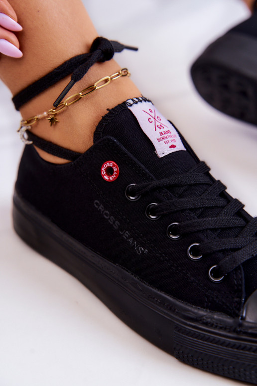 Scarpe per il tempo libero modello classico Cross Jeans JJ2R4019C colore nero Scarpe per il tempo libero modello classico Cross Jeans JJ2R4019C colore nero