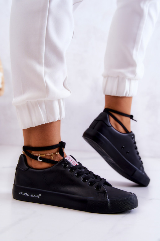 Sneakers Cross Jeans JJ2R4054C colore nero Sneakers Cross Jeans JJ2R4054C colore nero