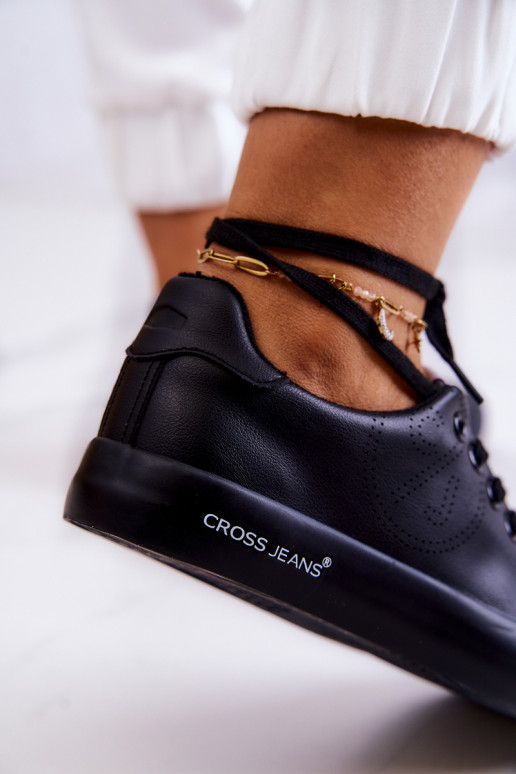 Sneakers Cross Jeans JJ2R4054C colore nero Sneakers Cross Jeans JJ2R4054C colore nero