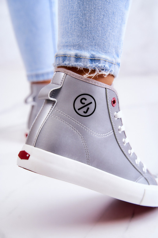 Scarpe casual con suola Cross Jeans JJ2R4057C colore grigio Scarpe casual con suola Cross Jeans JJ2R4057C colore grigio