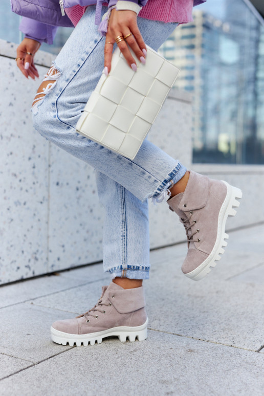 Stivaletti Dalles in camoscio con cinturini Stivaletti Dalles in camoscio con cinturini