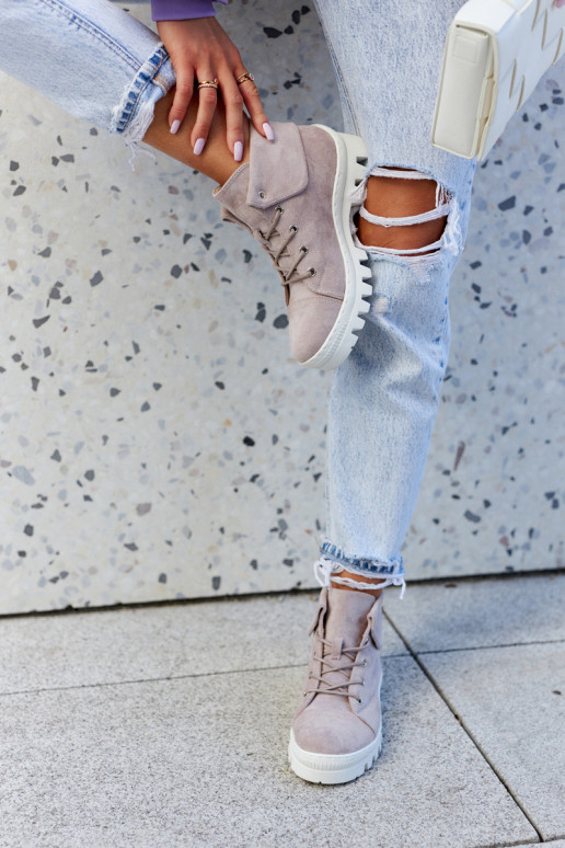 Stivaletti Dalles in camoscio con cinturini Stivaletti Dalles in camoscio con cinturini