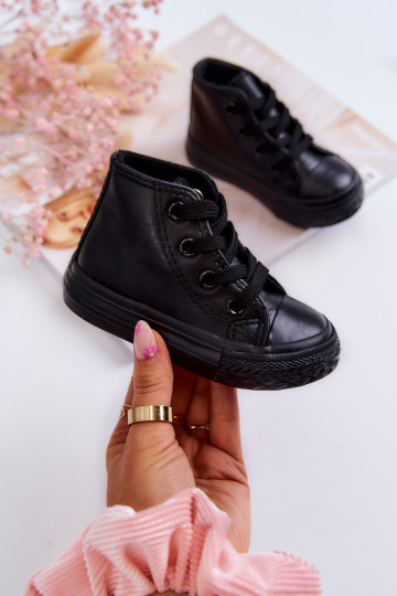 Scarpe per il tempo libero da bambino con suola Marney nera