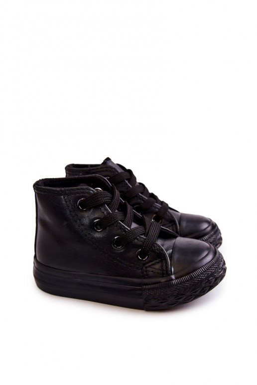Scarpe per il tempo libero da bambino con suola Marney nera