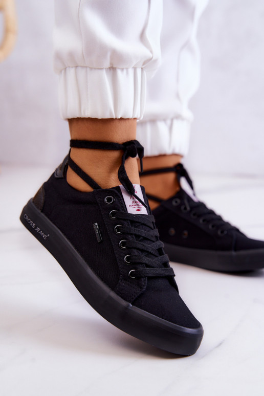 Sneakers con cinturini Cross Jeans JJ2R4039C colore nero