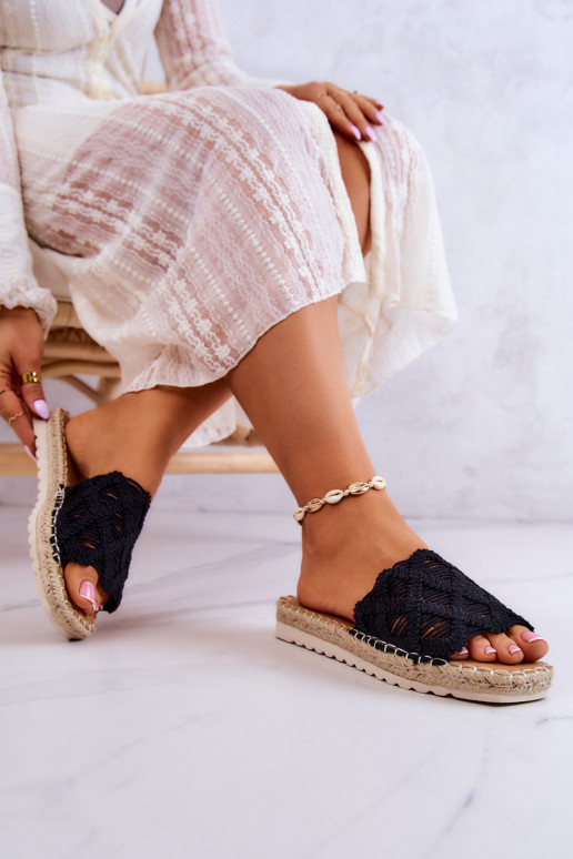 Ciabatte leggere colore nero Polly