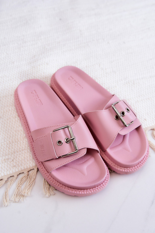 Ciabatte da donna modello classico Big Star JJ274A308 colore rosa