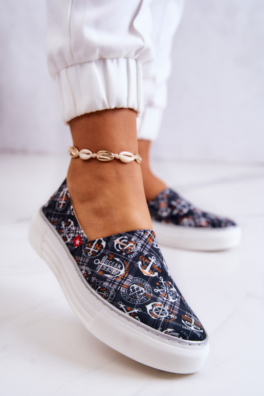 Sneakers Slip On Memory Foam Big Star JJ276012 colore nero Sneakers Slip On Memory Foam Big Star JJ276012 colore nero