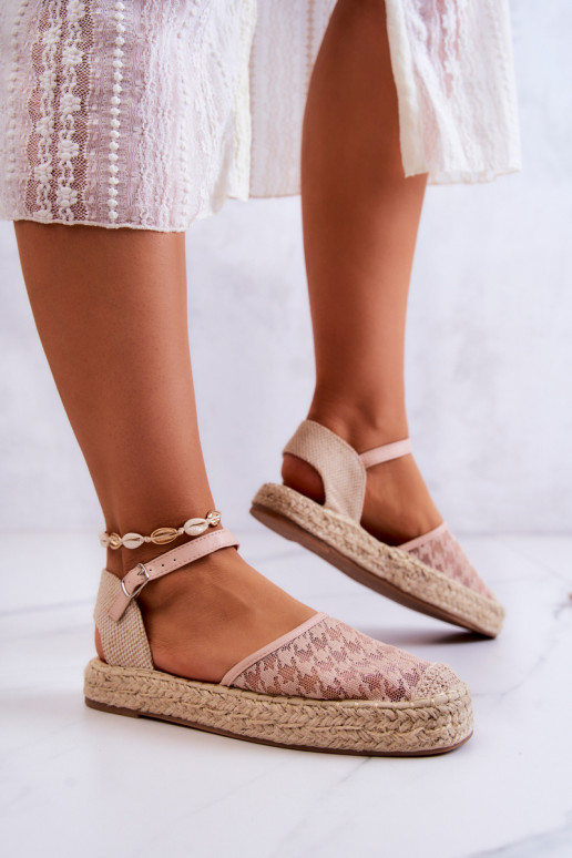 Espadrillas con fibbie Nude Charlene Espadrillas con fibbie Nude Charlene