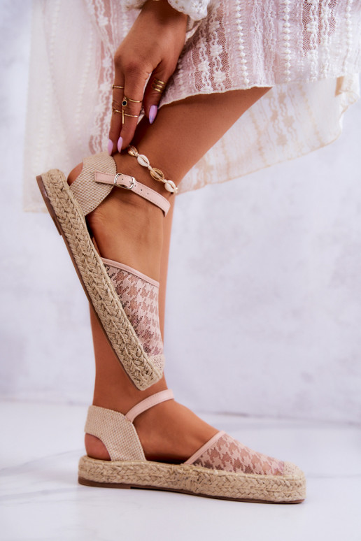 Espadrillas con fibbie Nude Charlene Espadrillas con fibbie Nude Charlene