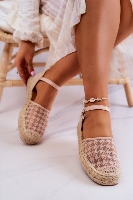 Espadrillas con fibbie Nude Charlene Espadrillas con fibbie Nude Charlene