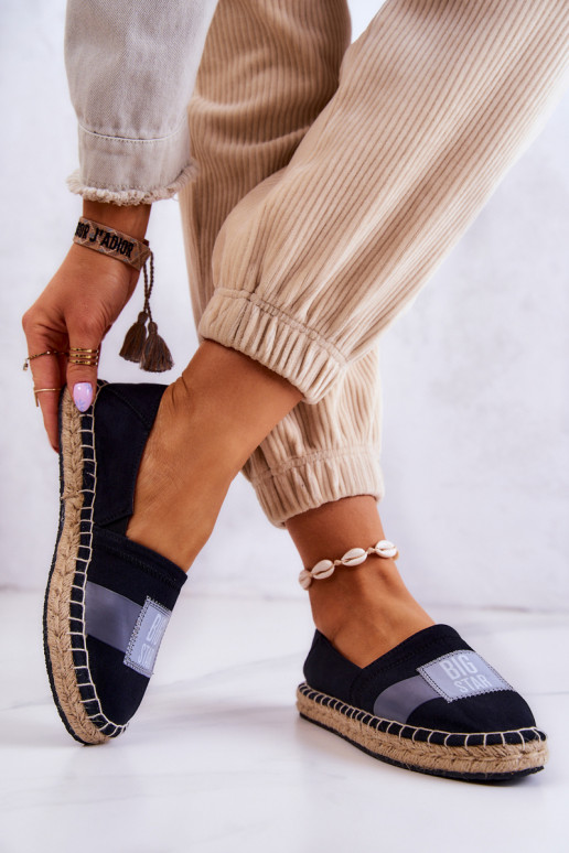 Eleganti espadrillas Slip On Big Star JJ274963 nere Eleganti espadrillas Slip On Big Star JJ274963 nere