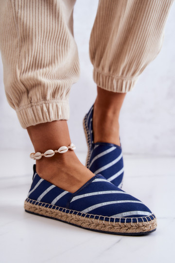 Espadrillas modello classico Big Star JJ274960 blu scuro