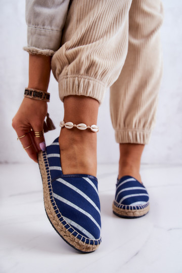 Espadrillas modello classico Big Star JJ274960 blu scuro 2