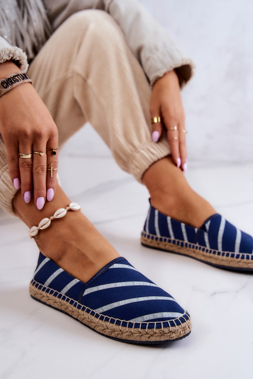 Espadrillas modello classico Big Star JJ274960 blu scuro Espadrillas modello classico Big Star JJ274960 blu scuro