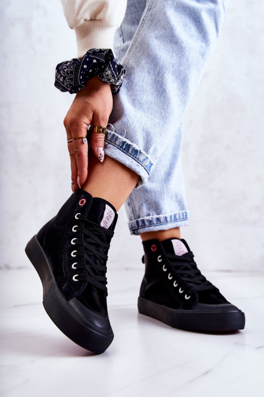 Cross Jeans JJ2R4055C scarpe cross jeans per il tempo libero in colore nero