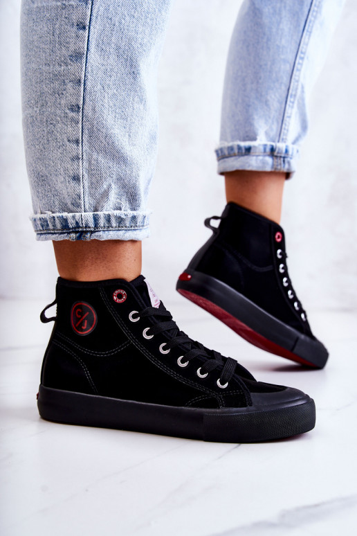 Cross Jeans JJ2R4055C scarpe cross jeans per il tempo libero in colore nero