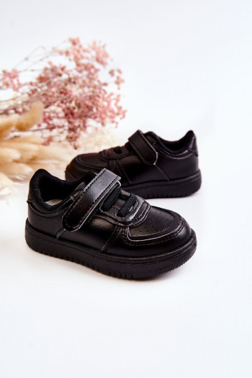 Scarpe sportive da bambino in colore nero Frillo 2