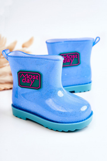 Stivali di gomma per bambini colore blu Rain
