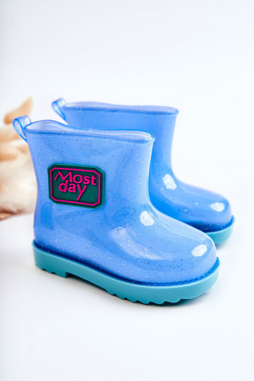 Stivali di gomma per bambini colore blu Rain 2