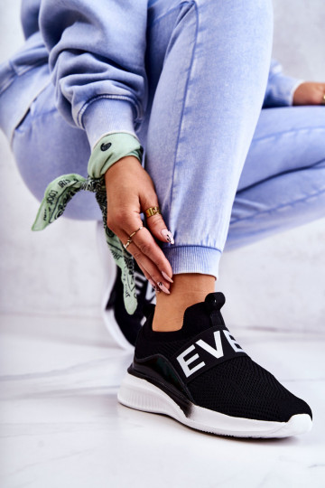 Scarpe sportive Loran di un modello sorprendente in colore nero 2