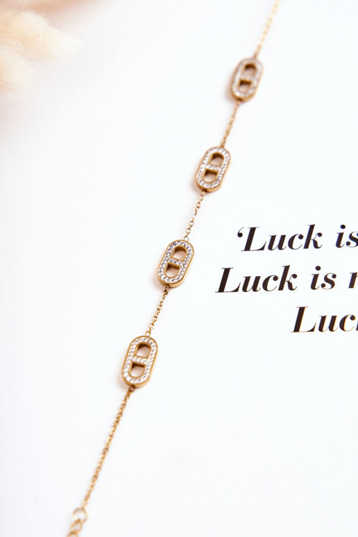 Bracciale da donna con occhi scintillanti di colore oro