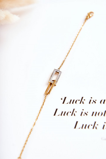 Bracciale da donna con occhi scintillanti di colore oro