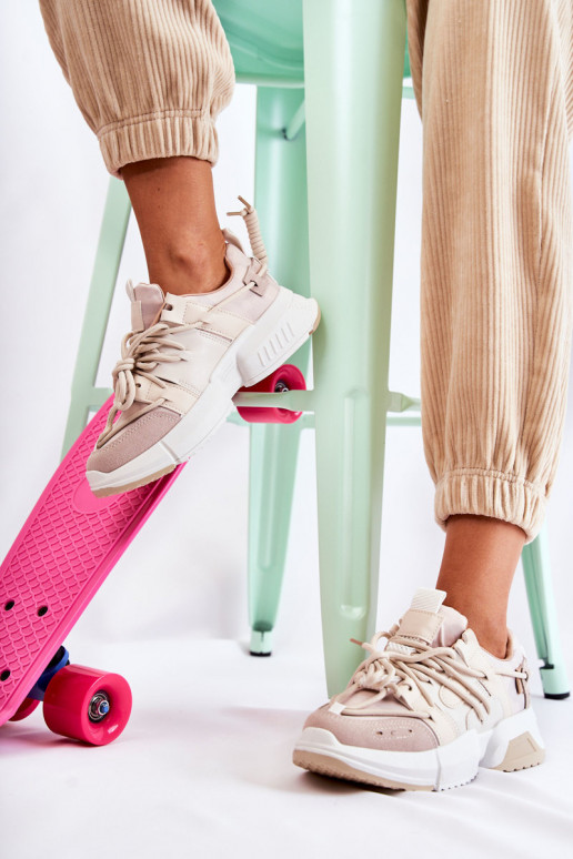 Scarpe modello sneakers Scarpe stile sportivo colore marrone Someday Scarpe modello sneakers Scarpe stile sportivo colore marrone Someday